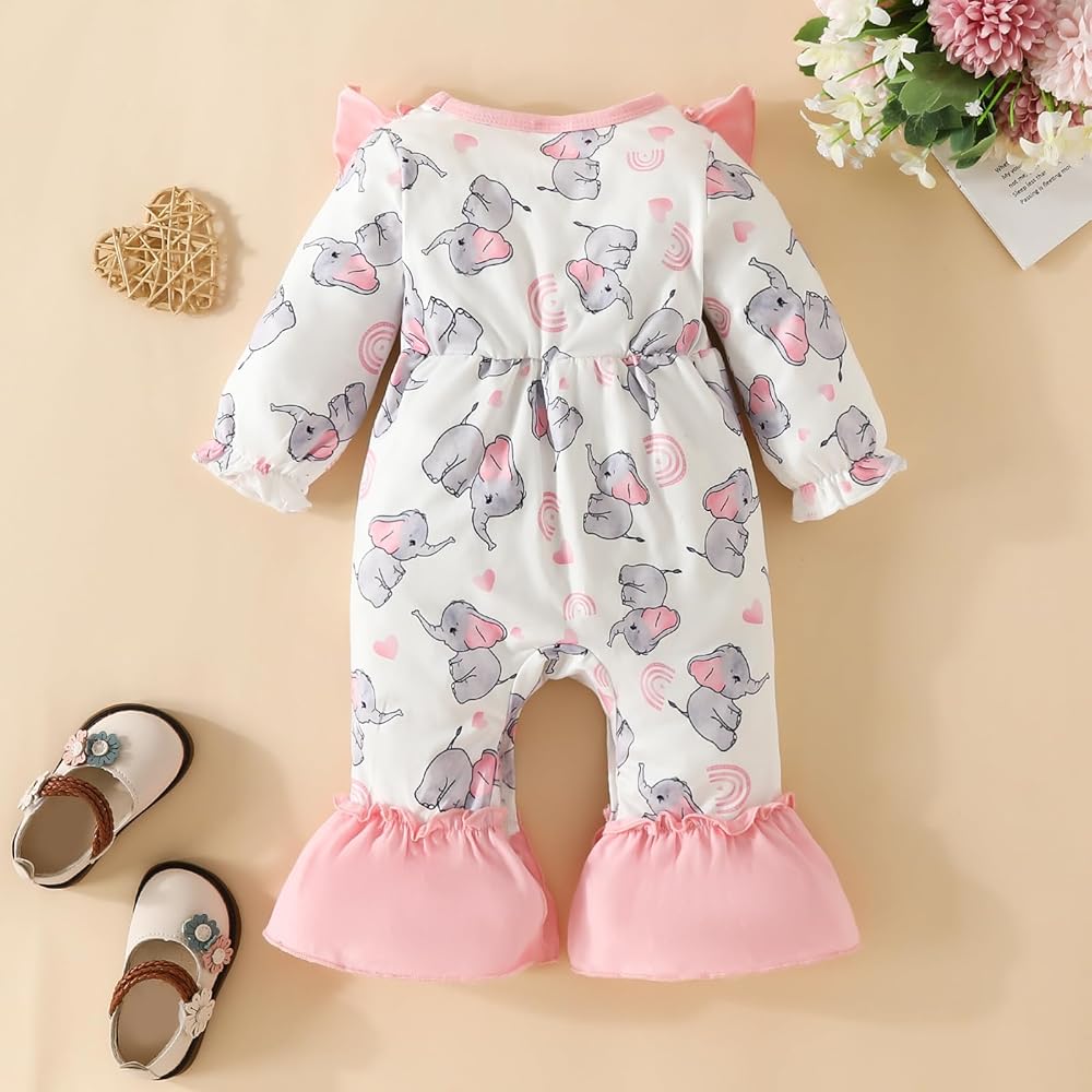 Amazon.com: Youweixiong Newborn Baby Girl Romper Pink